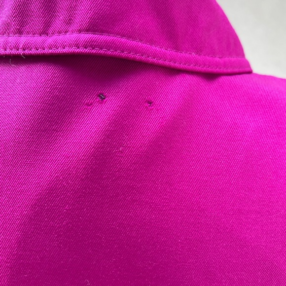 Vintage 80s fuchsia pink wool blazer jacket by Valentino Miss V Sz 38 4 - Picture 11 of 11